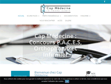 Tablet Screenshot of capmedecine.com